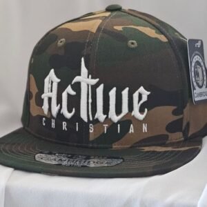 Camo "Active Christian" hat (original design)