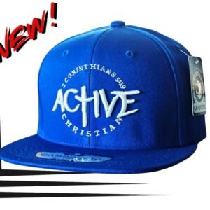 Royal Blue "Active Christian" hat (logo design)